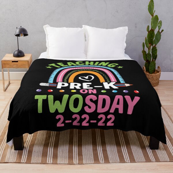 Item preview, Teaching Pre-K On Twosday 2-22-2022 Shirt, Twosday 2022 Rainbow Shirt, Twosday Teacher Shirt, Teaching Twosday 2/22/22, February 2sday Shirt designed and sold by aymob.