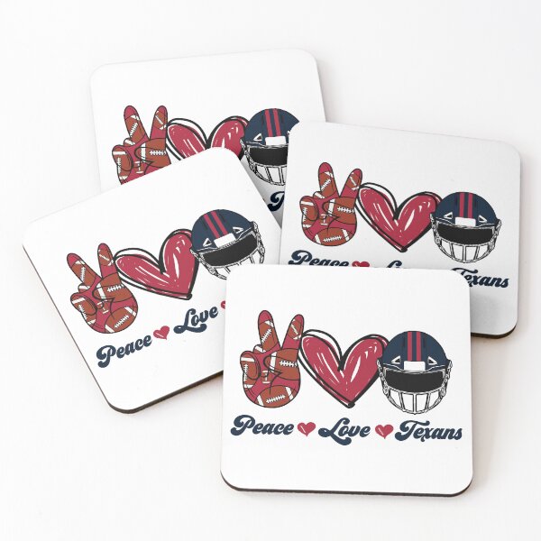 Item preview, Peace Love Texans - Football Team designed and sold by TheBabySitters.