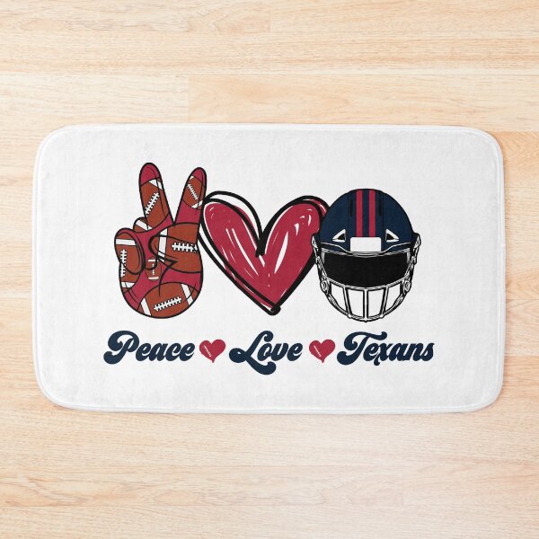 Item preview, Peace Love Texans - Football Team designed and sold by TheBabySitters.