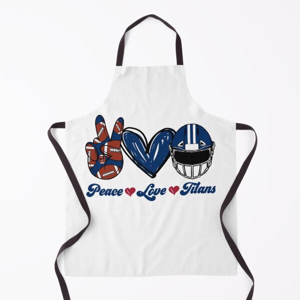 Item preview, Peace Love Titans - Football Team designed and sold by TheBabySitters.