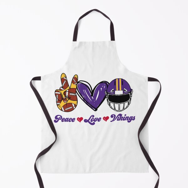 Item preview, Peace Love Vikings - Football Team designed and sold by TheBabySitters.