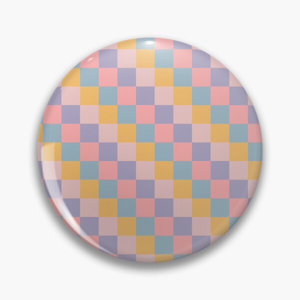 Item preview, Colorful Checkered Pattern Retro Danish Pastel Checkerboard designed and sold by enricadenicola.