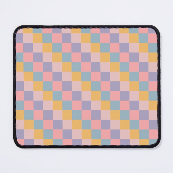 Item preview, Colorful Checkered Pattern Retro Danish Pastel Checkerboard designed and sold by enricadenicola.