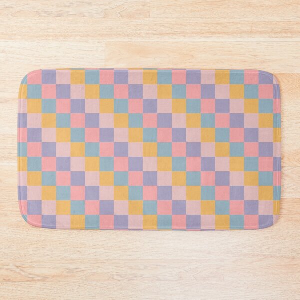 Item preview, Colorful Checkered Pattern Retro Danish Pastel Checkerboard designed and sold by enricadenicola.