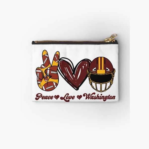 Item preview, Peace Love Washington - Football Team designed and sold by TheBabySitters.