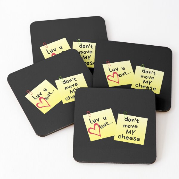 Item preview, I Love U But...Don't Move My Cheese Sticky Memo designed and sold by leBoosh-Designs.