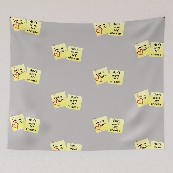 Item preview, I Love U But...Don't Move My Cheese Sticky Memo designed and sold by leBoosh-Designs.