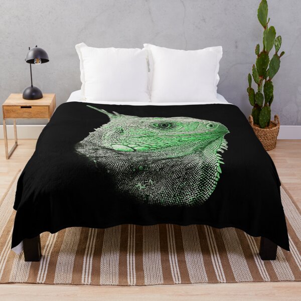 Item preview, iguana head, best reptile clothes, iguanas designed and sold by Kirei-Lily.