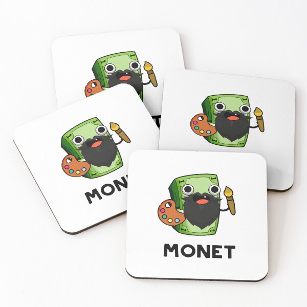Item preview, Monet Cute Artist Money Pun designed and sold by punnybone.