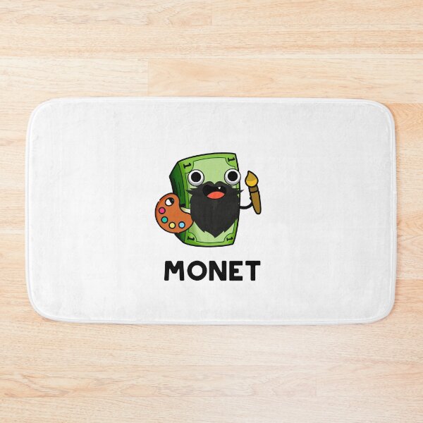 Item preview, Monet Cute Artist Money Pun designed and sold by punnybone.