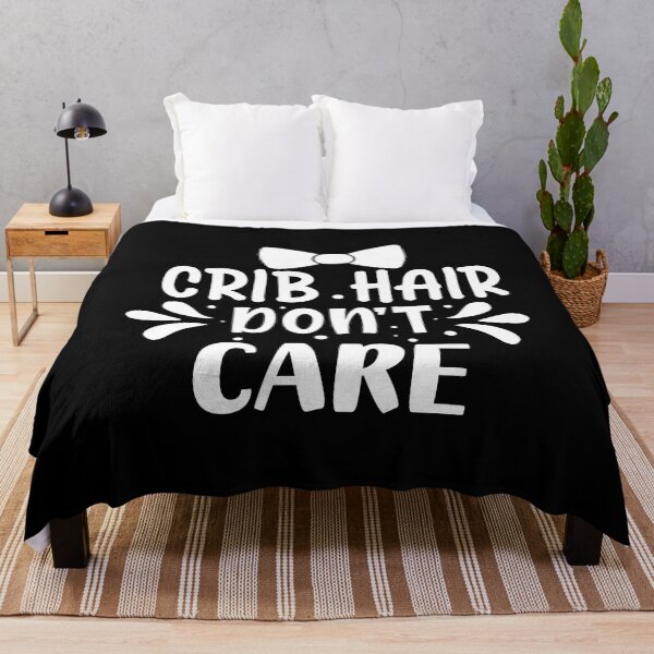 Item preview, Crib Hair Dont Care White Text designed and sold by RaybenMedia.