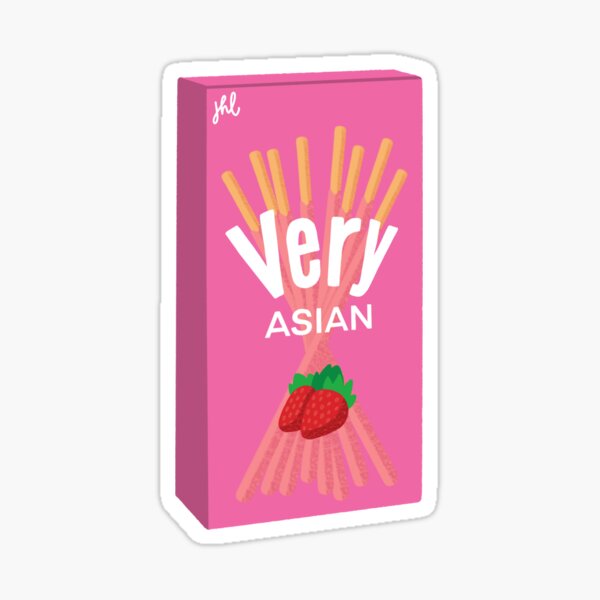Item preview, Very Asian - #VeryAsian - Skinny Strawberry Sticks designed and sold by jackielinayao.