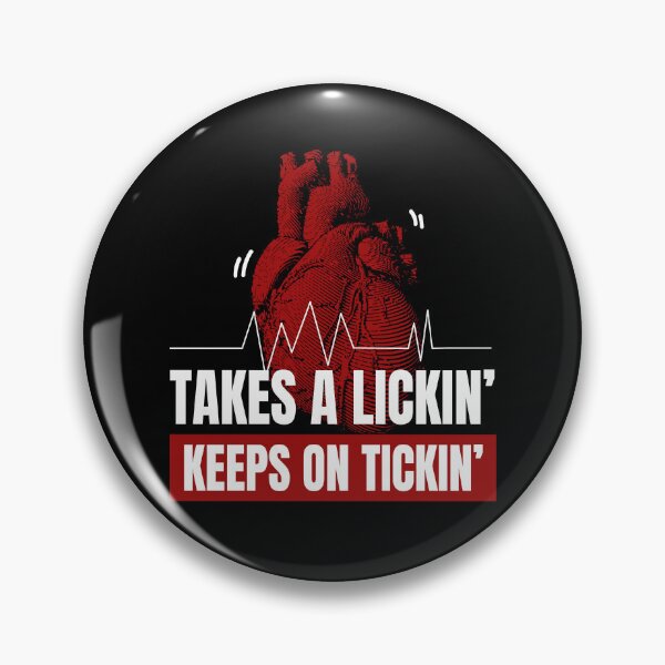 Item preview, Takes A Lickin Keeps On Tickin Heart Op designed and sold by MooonTees.