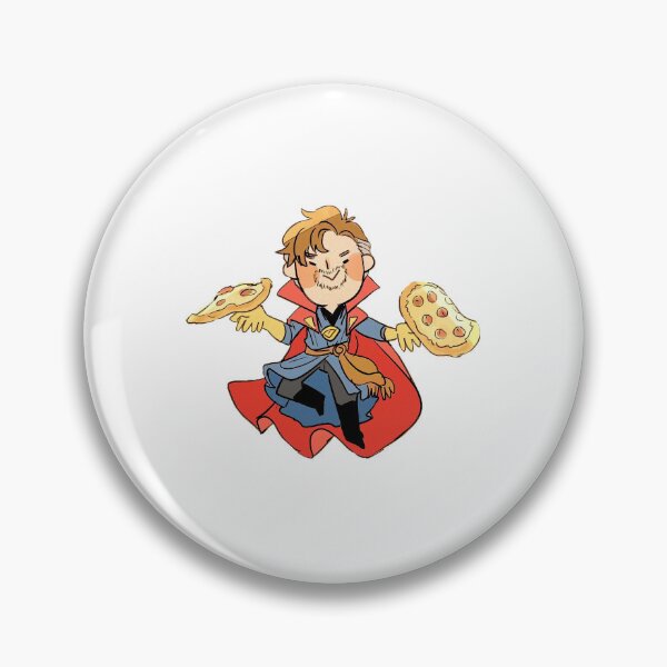 Item preview, Dr strange Pizza Sticker designed and sold by caiahs.