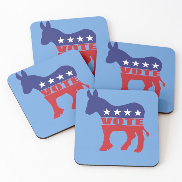 Item preview, Vote Democrat Donkey Sticker designed and sold by MarcoFitzon.