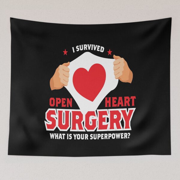 Item preview, I Survived Open Heart Surgery Heart Op designed and sold by MooonTees.