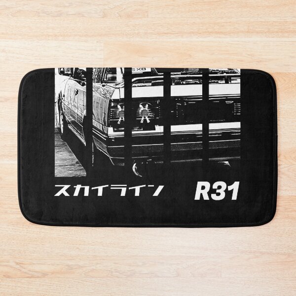 Item preview, NISSAN SKYLINE GTS R31 Black &x27;N White 3 (Black Version) Classic T-Shirt.png designed and sold by Keloberts.