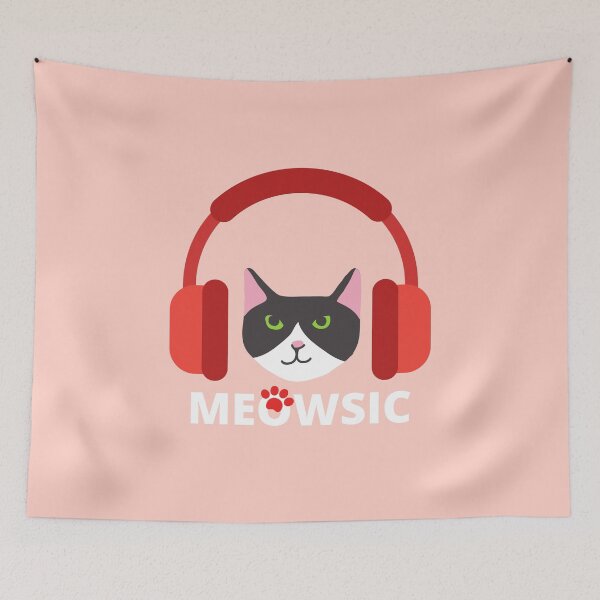 Item preview, Meowsic_Tuxedo Cat designed and sold by leBoosh-Designs.