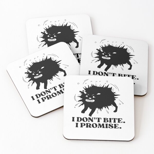 Item preview, I DONT BITE I PROMISE - Funny Cat Pictures with Captions and Cat Sayings designed and sold by FunnyCatsFam.