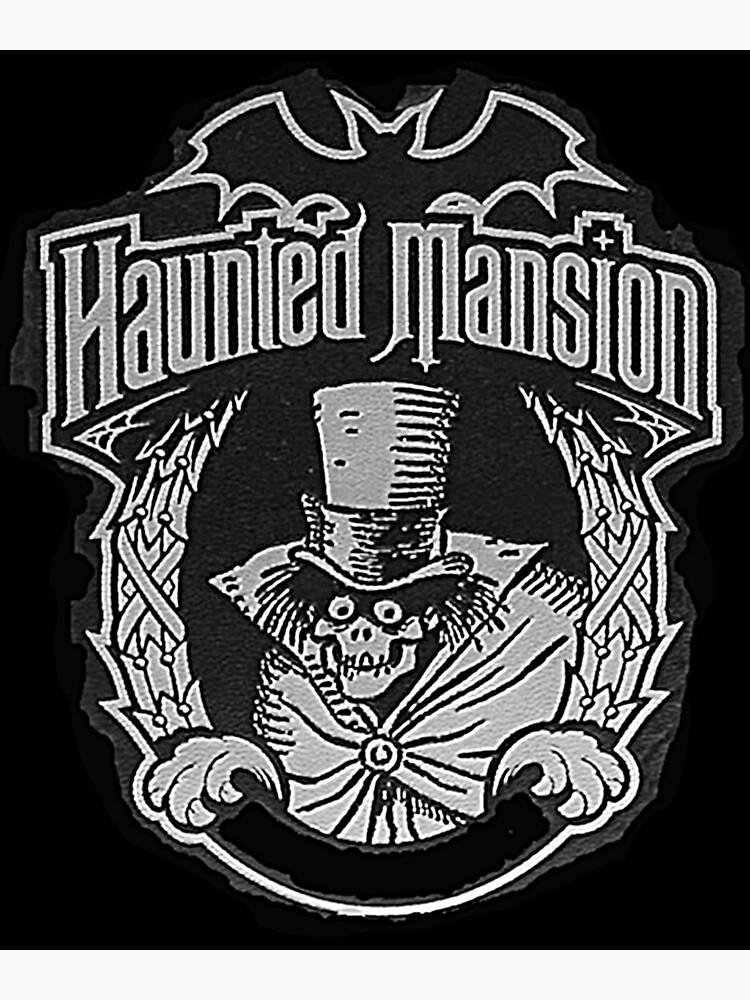"Mansion Ghost Halloween Haunted Hatbox Mansion Ghost Horror" Art