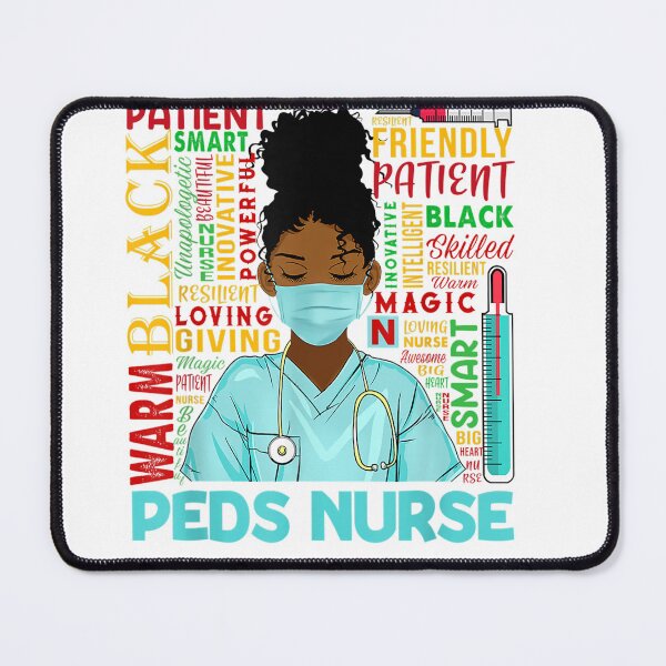 Item preview, African American Women Black Peds Nurse Black History Month T-Shirt designed and sold by BriefWagner.