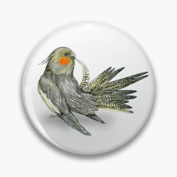 Item preview,  Preening cockatiel designed and sold by Bwiselizzy.