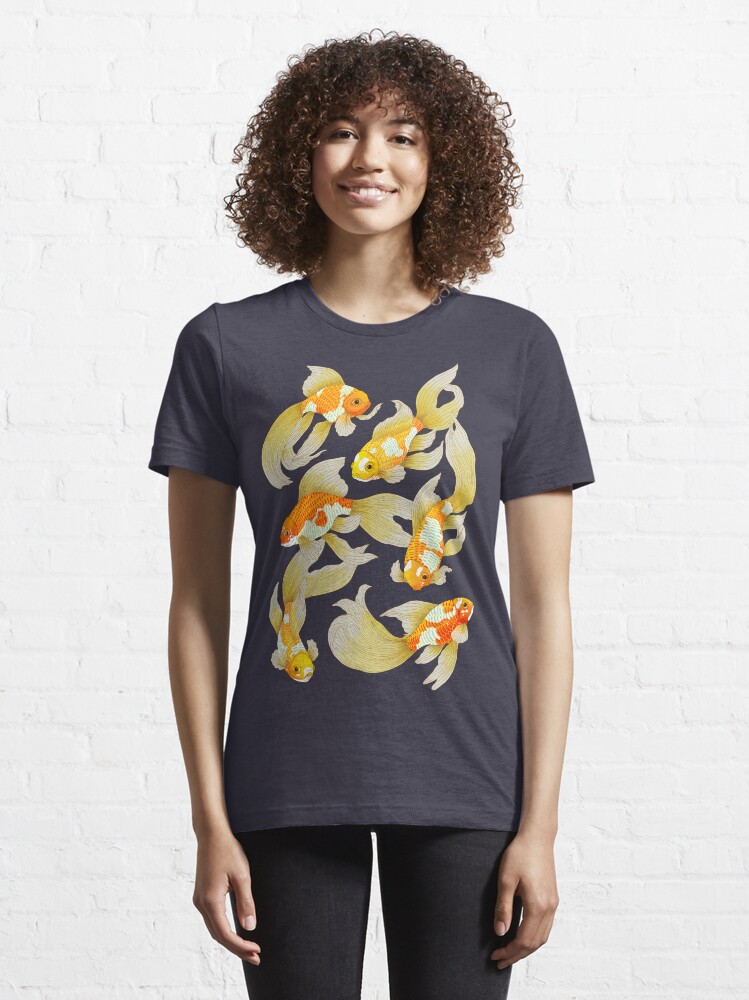 Alternate view of Goldfish Happiness Essential T-Shirt