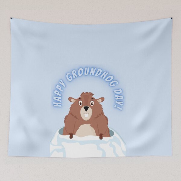 Item preview, February 2 - Groundhog Day designed and sold by ElleKaye711.