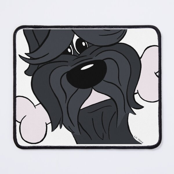 Item preview, Bouvier des Flandres with bone designed and sold by LivHana.