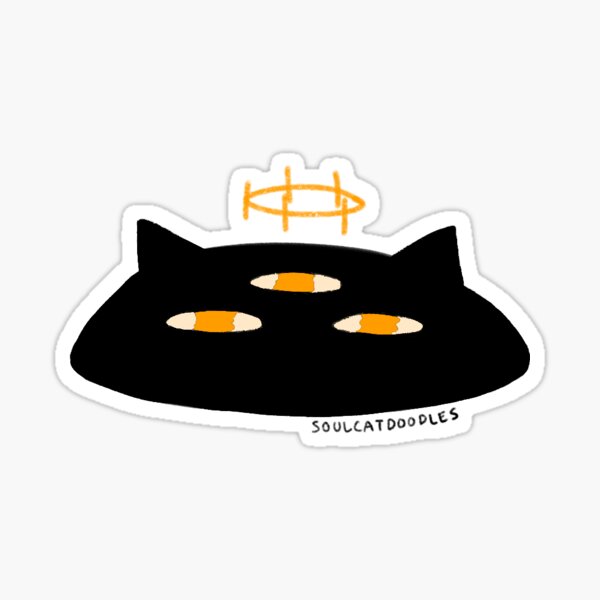 sølkāt blob #4 Sticker