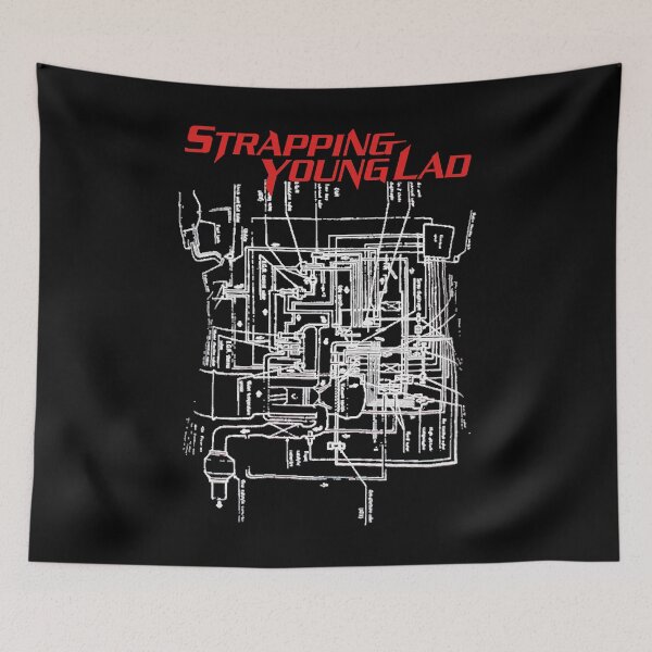 Item preview, Mens Womens Strapping Young Lad England Metal Tees designed and sold by Reichel1993.