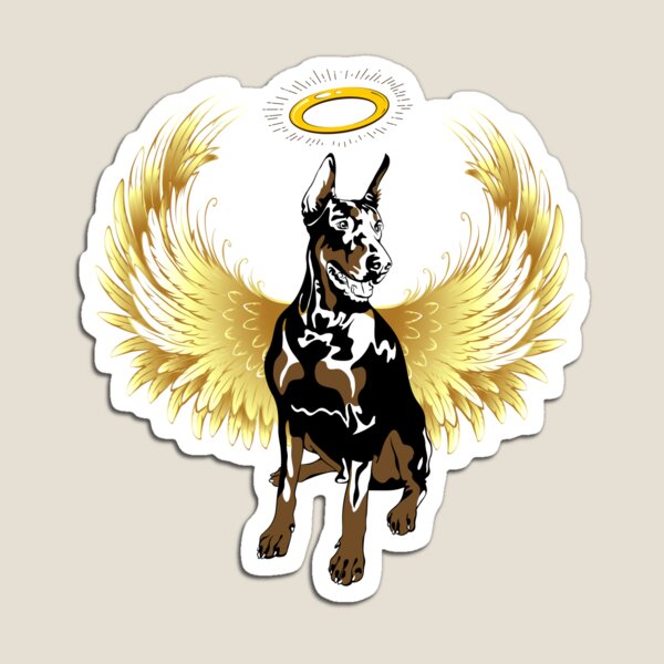 Item preview, Doberman Pinscher Angel Dog designed and sold by Keffy.