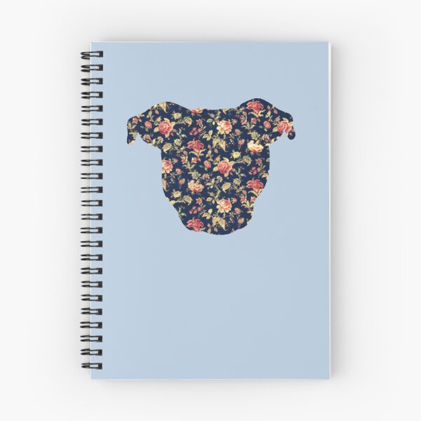 Item preview, Floral Pittie Sticker designed and sold by FloriSchreiber.