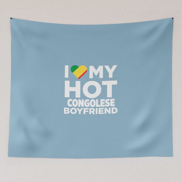 Item preview, I Love My Hot Congolese Boyfriend designed and sold by AlwaysAwesome.