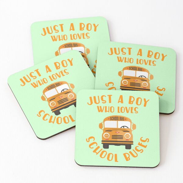 Item preview, Just a boy who loves school buses. designed and sold by Umiska.
