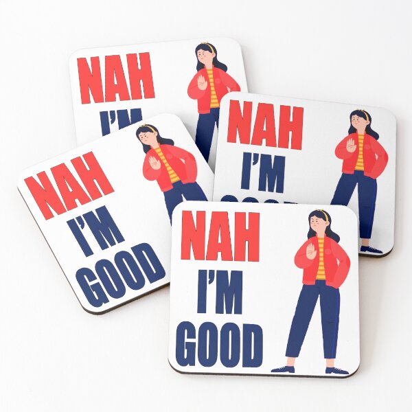 Item preview, Nah I'm Good funny valentines day shirt for singles  designed and sold by Goods-by-Jojo.
