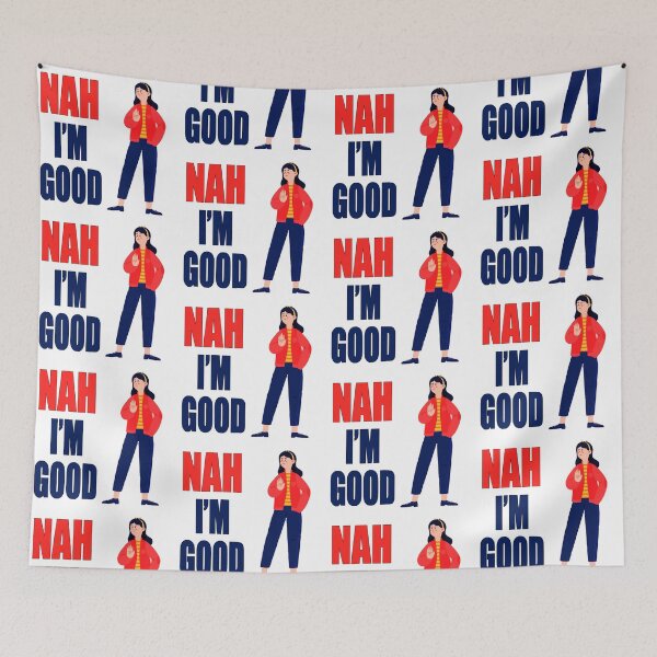 Item preview, Nah I'm Good funny valentines day shirt for singles  designed and sold by Goods-by-Jojo.