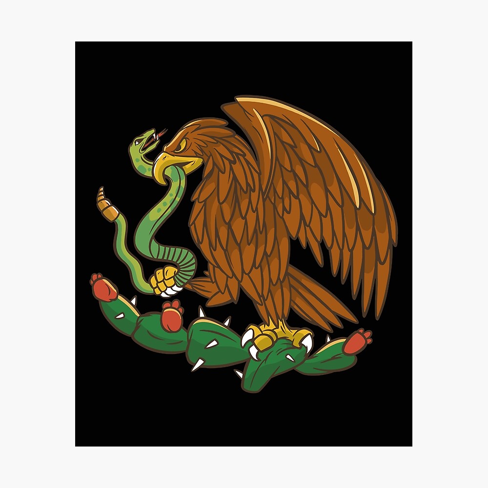 Personalized Mexicano T Shirt, Mexico Golden Eagle And Snake Shirts, M