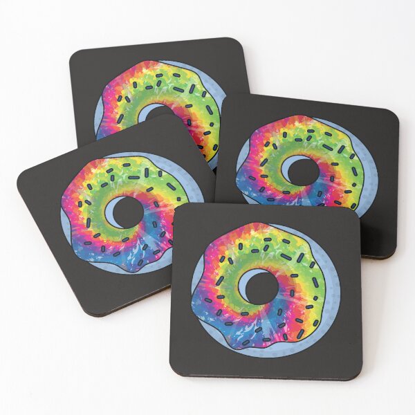 Item preview, Tie dye colorful donut designed and sold by Donutlovers.