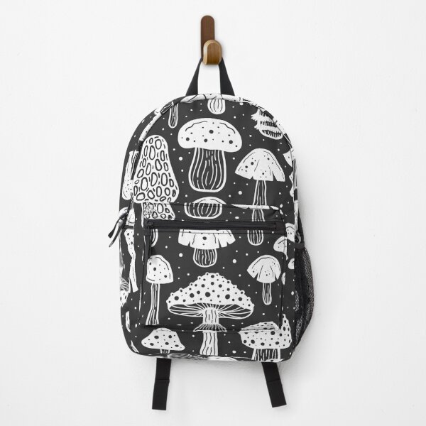 Item preview, Black And White Mushroom Pattern Plants Lovers Tropical Floral Farmer Chef Kitchen Vegan Restaurants Stuff Clothes Aprons Sock designed and sold by NOorYES.