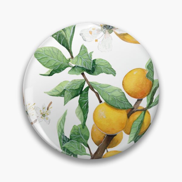 Item preview, Mirabelle Plum Tree Botanical Illustration designed and sold by Threeleaves.