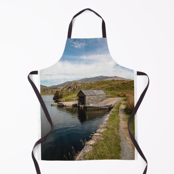 Item preview, Boathouse at Llyn y Dywarchen, Snowdonia designed and sold by Tina Townhill.