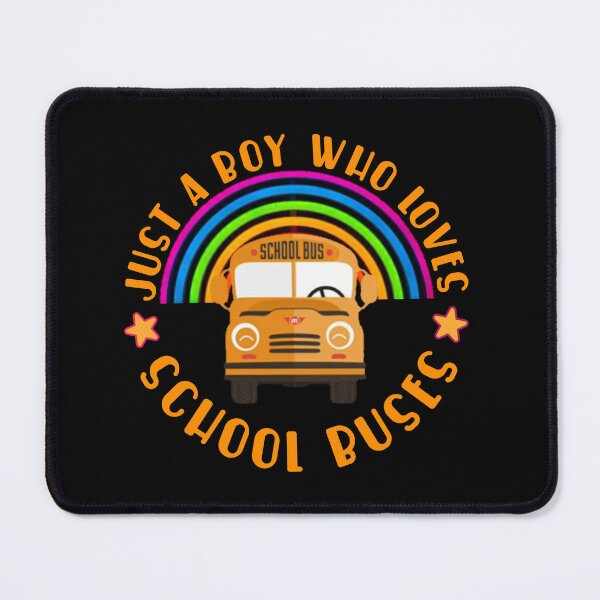 Item preview,  Just a boy who loves school buses. designed and sold by Umiska.
