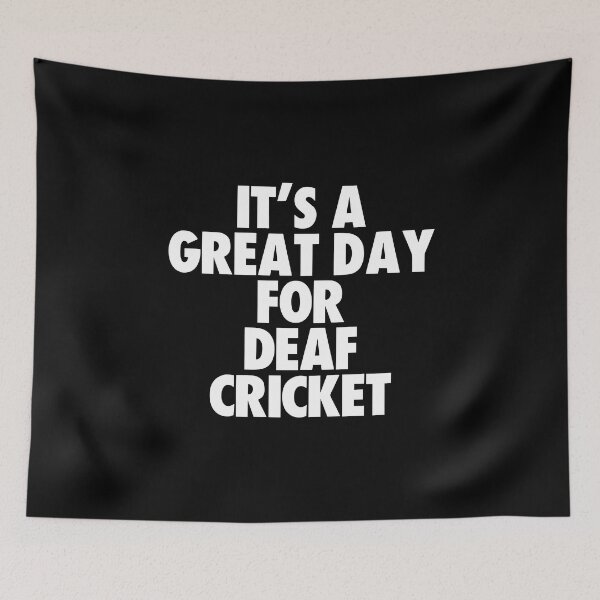 Aperçu de l'œuvre C'est un grand jour pour le cricket sourd créée et vendue par kindxinn.