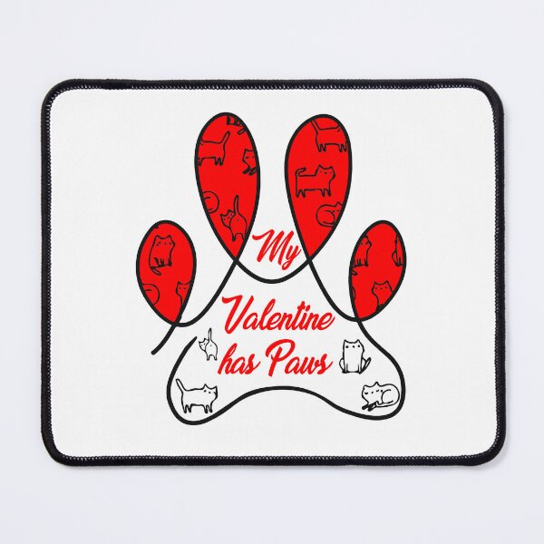 Item preview, My Valentine has 4 Paws - My Cat is my Valentine designed and sold by Zaak4.