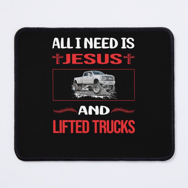 Item preview, Funny Jesus Lifted Trucks designed and sold by DougPoulos.