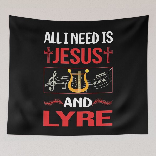 Item preview, Funny Jesus Lyre designed and sold by DougPoulos.