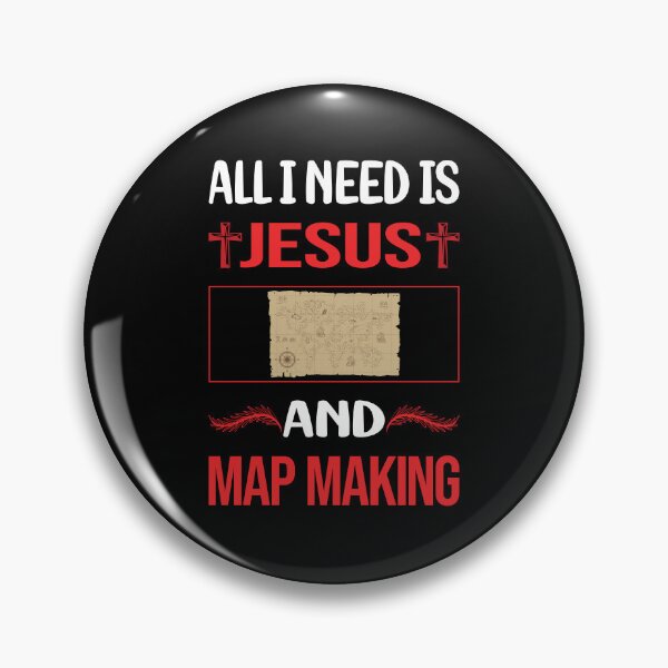 Item preview, Funny Jesus Map Making Mapmaking Cartography Cartographer designed and sold by DougPoulos.
