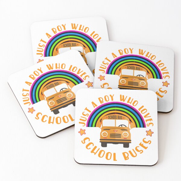 Item preview, Just a boy who loves school buses. designed and sold by Umiska.