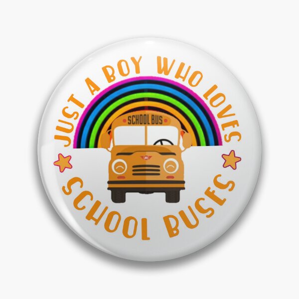 Item preview, Just a boy who loves school buses. designed and sold by Umiska.